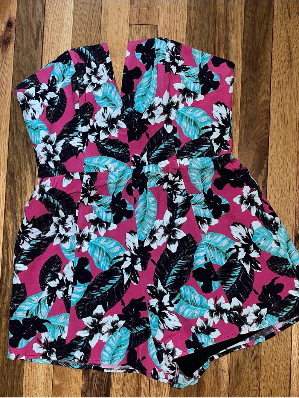 NBD x Naven Twins • Ride Or Die Tropical Romper Large L co1